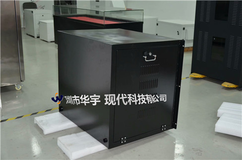我司21號(hào)發(fā)貨浙江，為浙江某公司提供定制款恒溫恒濕戶外投影儀安裝柜(圖3)